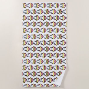 winter hat beach towel