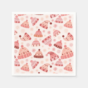 Winter Hats & Mittens Napkin