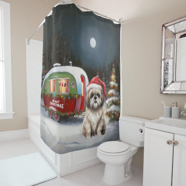 Winter Havanese Caravan Christmas Adventure (In Situ)