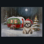 Winter Havanese Caravan Christmas Adventure Cutting Board<br><div class="desc">Embrace the magic of a snowy winter night as a caravan glides gracefully through the moonlit landscape. The serene beauty of the glistening snow and the enchanting glow of the moon create a captivating scene,  promising an unforgettable Christmas adventure filled with warmth,  joy,  and cherished memories.</div>