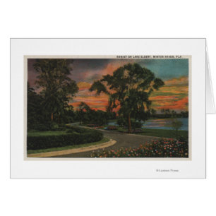 Winter Haven, Florida - Sunset View of Lake