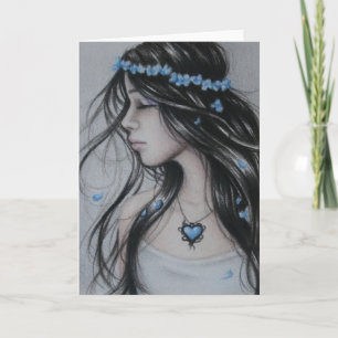 Winter Heart Greeting Card