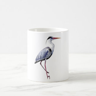 Winter Herron Watercolor Coffee Mug