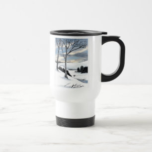 Winter Hillside Travel Mug