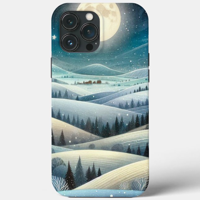 Winter Hillsides Case-Mate iPhone Case (Back)