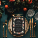 Winter Holiday Elegant Christmas Bridal Shower Invitation<br><div class="desc">Customize the text to suit any event. Customize to change the background colour and text; black is optional.</div>