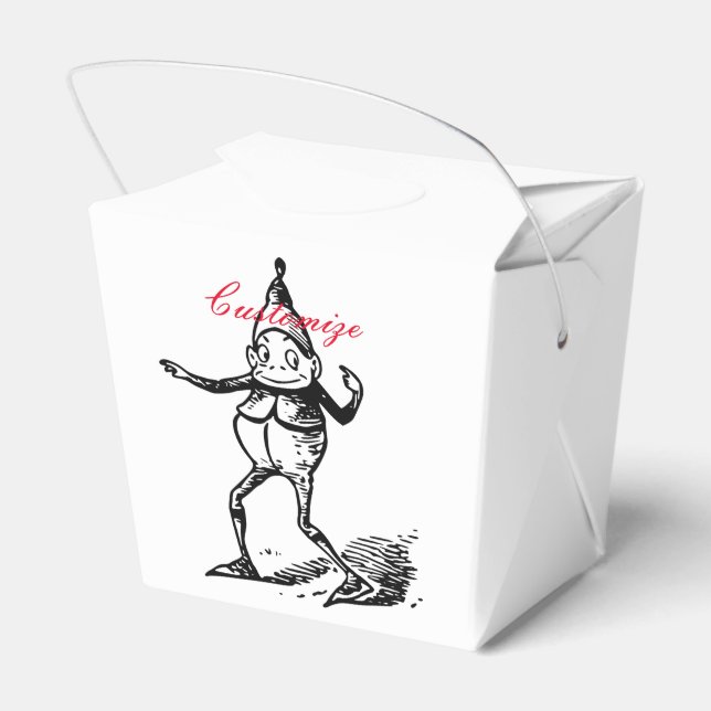 Winter Holiday Elf Gnome Thunder_Cove Favor Box (Back Side)
