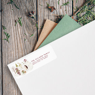 Winter Holiday Forest Animaux Return Adresse