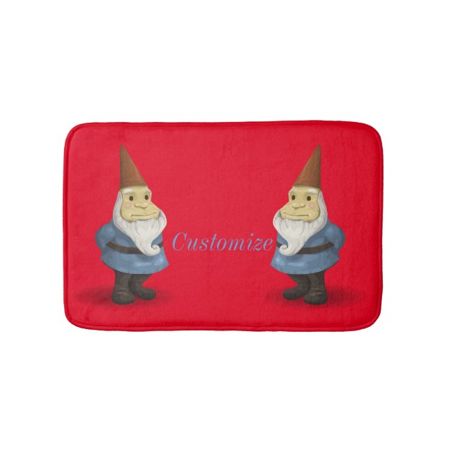 Winter Holiday Gnome Thunder_Cove Bath Mat (Front)