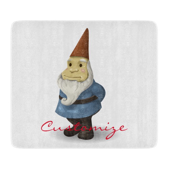Winter Holiday Gnome Thunder_Cove Cutting Board (Front)