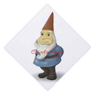 Winter Holiday Gnome Thunder_Cove Graduation Cap Topper