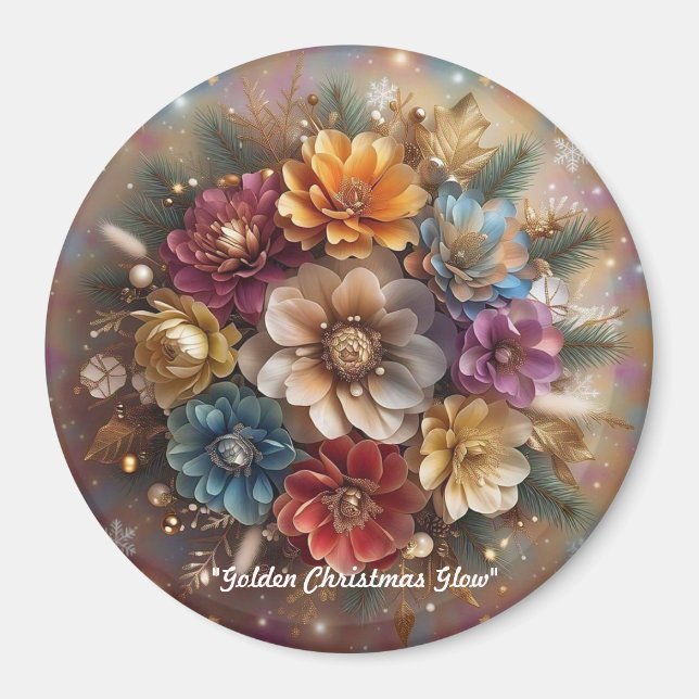 "Winter Holiday Magic" Magnet (Front)