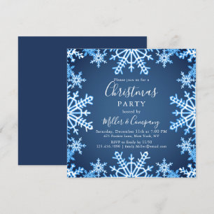 Winter Holiday Modern Corporate Christmas Party Invitation