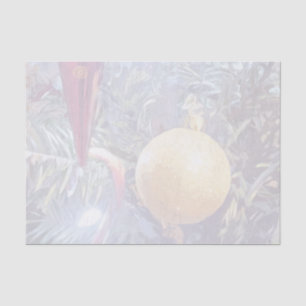 Winter Holiday Ornaments Tissue Paper