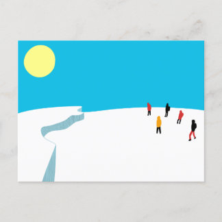 Winter Holiday Postcard