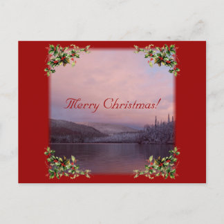 Winter Holiday Postcard