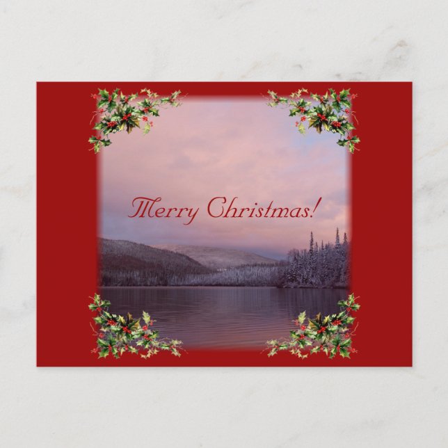 Winter Holiday Postcard (Front)