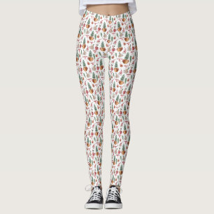Winter Holiday Theme Leggings