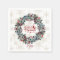 Winter Holiday Wreath 'Tis the Season Monogram