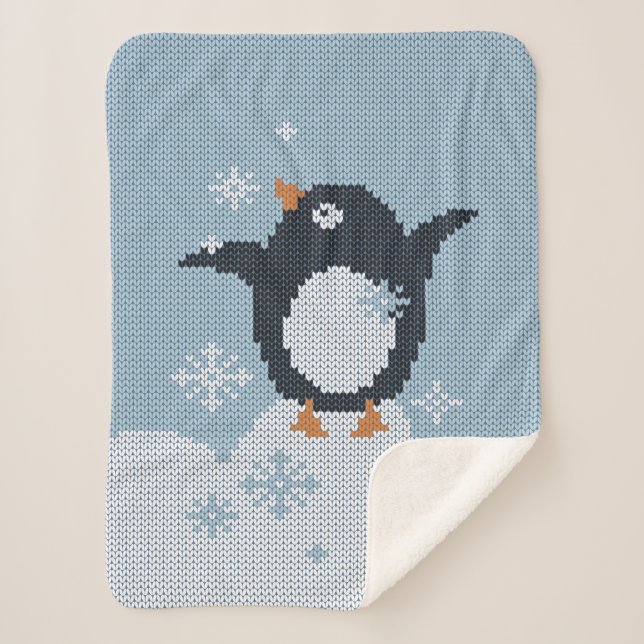 Winter Holidays Sherpa Blanket (Front)