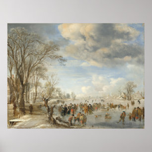 Winter Holland - Aert van der Neer Poster d'Art