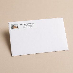 Winter Home Return Address Labels