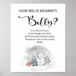 Winter how big is mommy's belly game poster