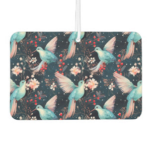 Winter Hummingbirds Pattern Air Freshener