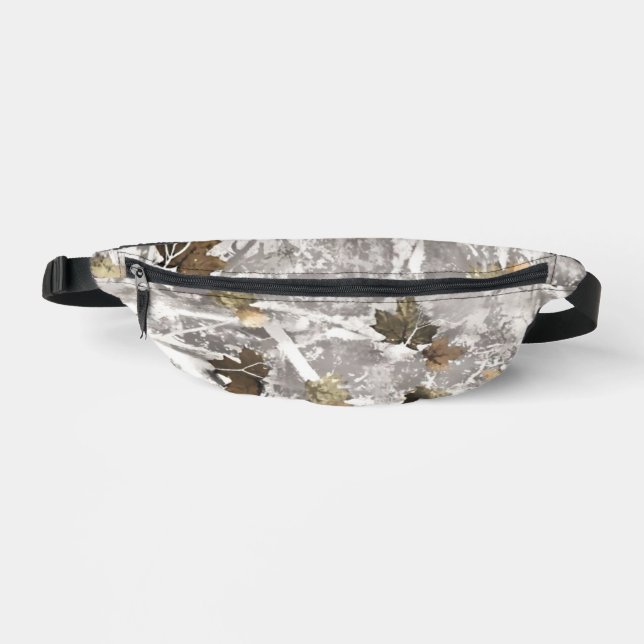 Winter Hunting Camouflage Look Fanny Pack (Front)