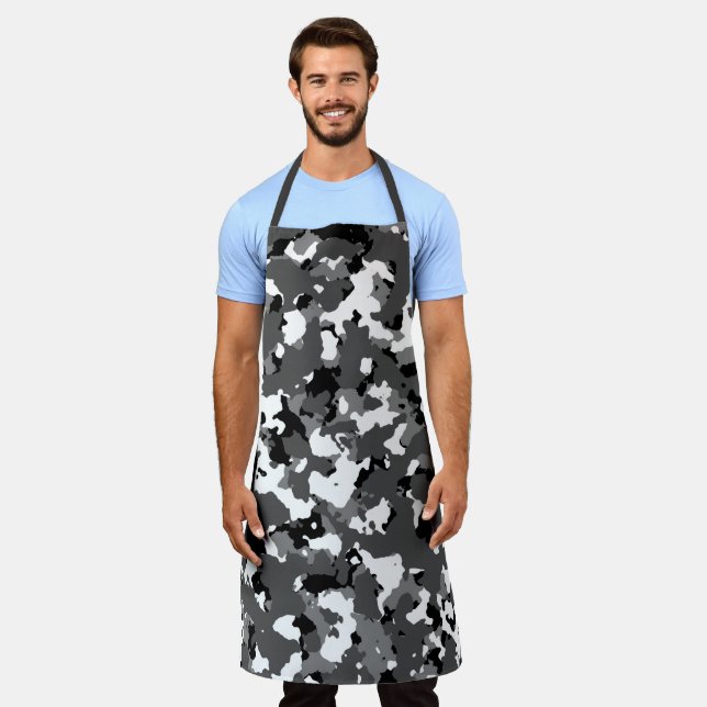 Winter Ice Camo Apron (Worn)