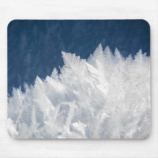 Winter Ice Crystals Mouse Pad (Front)