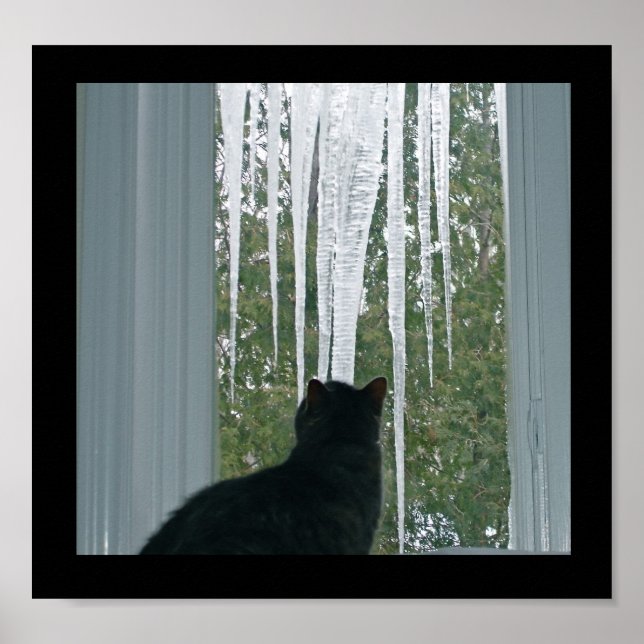 Winter Icicles Poster (Front)
