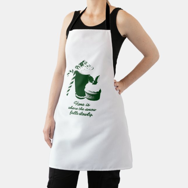 Winter illustration apron (Insitu)