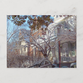 Winter image of Old Louisville today Postcard