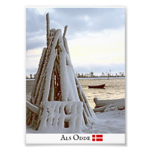 Winter in Als Odde/Denmark Photo Print!