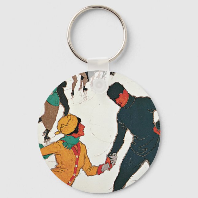 Winter in Davos Keychain (Front)