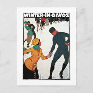 Winter in Davos Postcard