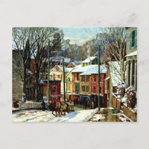 Winter in Gloucester Postcard