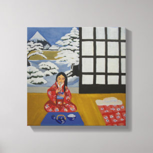 Winter in Japan Canvas Print