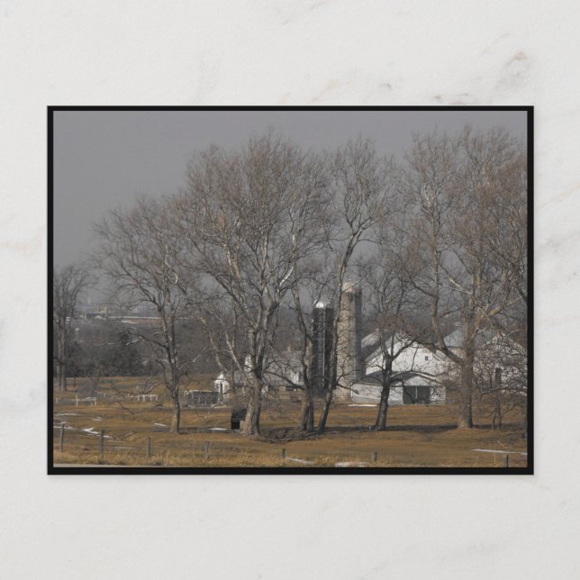 ~ Winter in Lancaster County ~ 31 Postcard (Front)