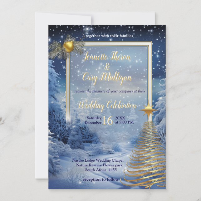 WINTER  in Magical Wonderland Invitation (Front)