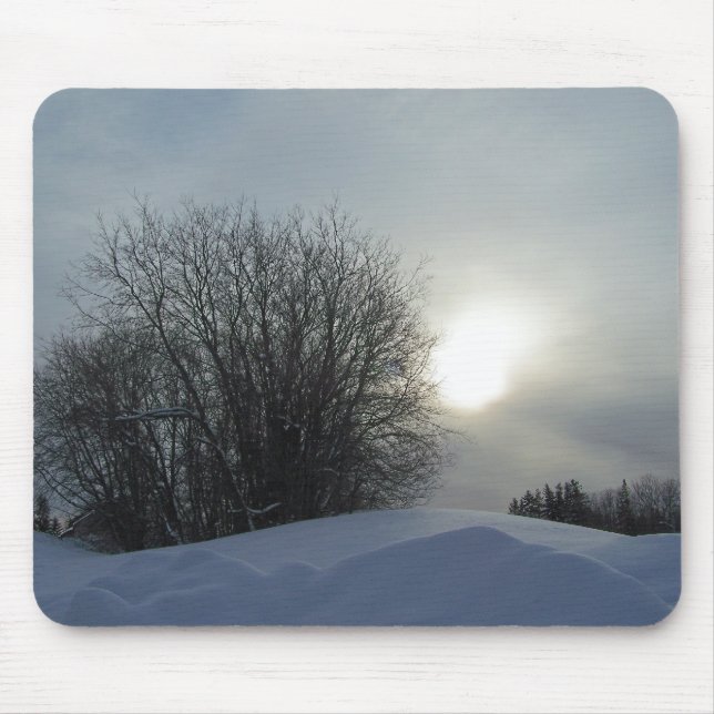 Winter In Maine Mouse Pad (Front)