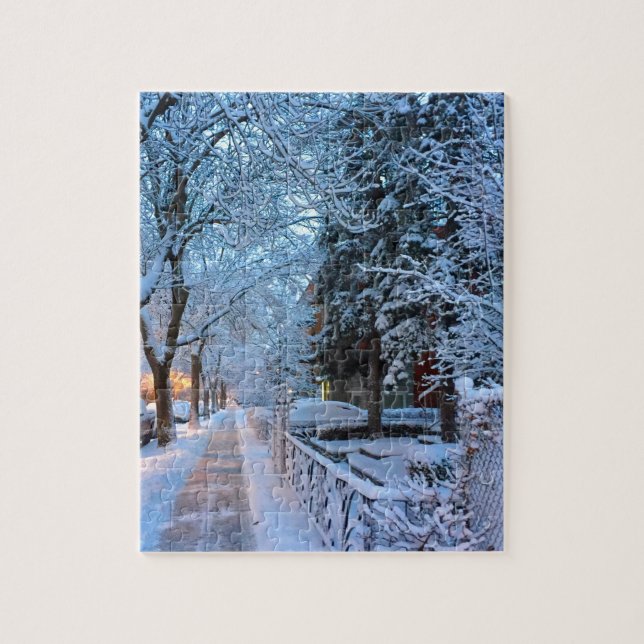 Winter in Montreal Jigsaw Puzzle (Vertical)