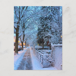 Winter in Montreal Postcard