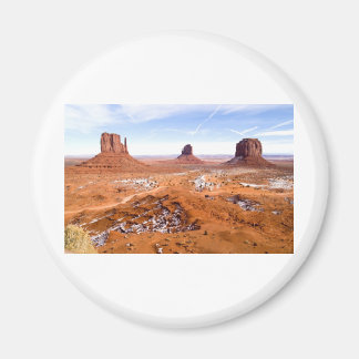Winter in Monument Valley Magnet