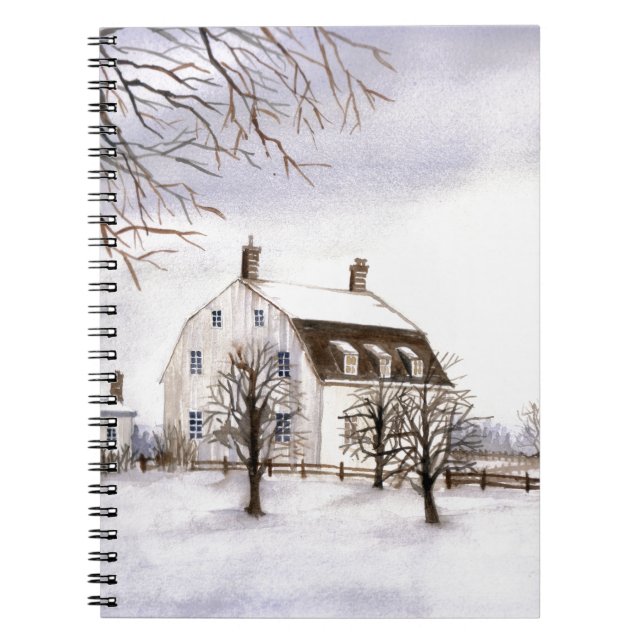 Winter in New England Notebook (Front)