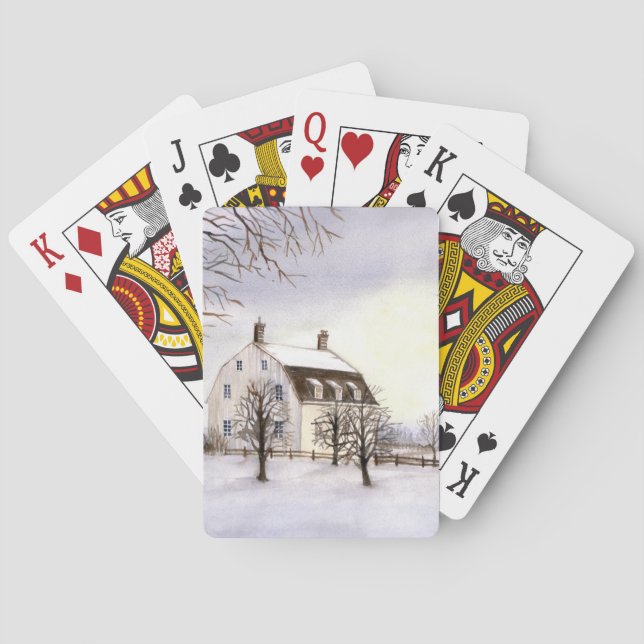 Winter in New England Playing Cards (Back)