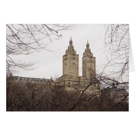 Winter in New York with the view of The San Remo Card
