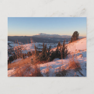 Winter in Pieniny mountains Postcard