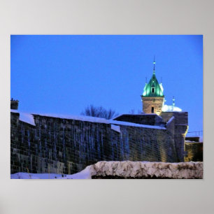 Winter in Quebec, Canada Poster